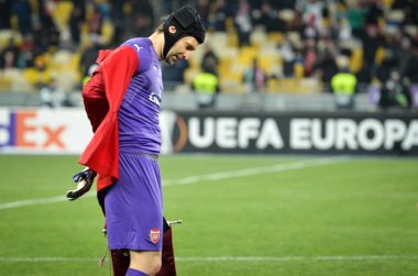 Kiev, Ukrayna - 29 Kasım 2018: Petr Cech Uefa Euro sırasında