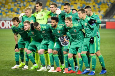 Kiev, Ukrayna - 29 Kasım 2018: Vorskla Poltava oyuncu durin