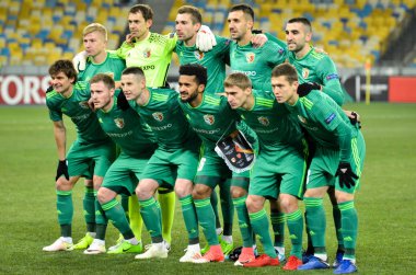 Kiev, Ukrayna - 29 Kasım 2018: Vorskla Poltava oyuncu durin