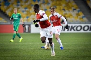 Kiev, Ukrayna - 29 Kasım 2018: Emile Smith Rowe U sırasında