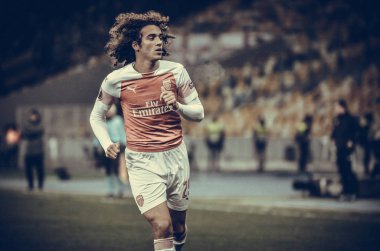 Kiev, Ukrayna - 29 Kasım 2018: Matteo Guendouzi 