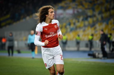 Kiev, Ukrayna - 29 Kasım 2018: Matteo Guendouzi U sırasında