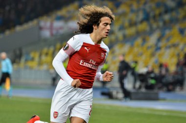 Kiev, Ukrayna - 29 Kasım 2018: Matteo Guendouzi U sırasında