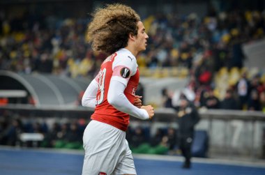 Kiev, Ukrayna - 29 Kasım 2018: Matteo Guendouzi U sırasında