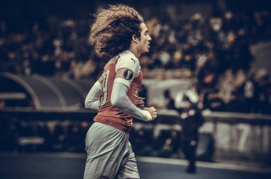 Kiev, Ukrayna - 29 Kasım 2018: Matteo Guendouzi U sırasında