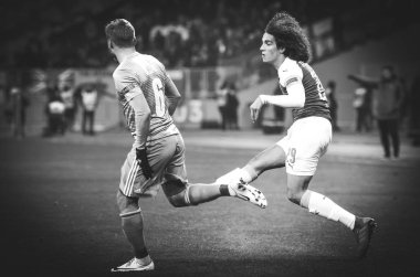 Kiev, Ukrayna - 29 Kasım 2018: Matteo Guendouzi U sırasında