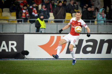 Kiev, Ukrayna - 29 Kasım 2018: Stephan Lichtsteiner
