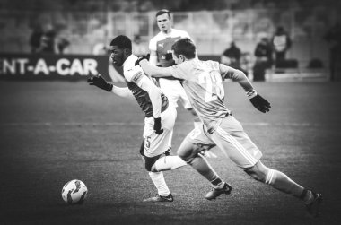 Kiev, Ukrayna - 29 Kasım 2018: Ainsley Maitland-Niles