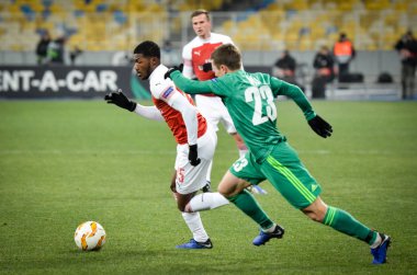 Kiev, Ukrayna - 29 Kasım 2018: Ainsley Maitland-Niles