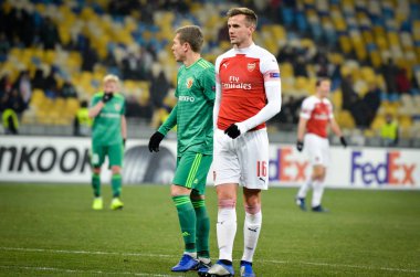 Kiev, Ukrayna - 29 Kasım 2018: Rob Holding Uefa E sırasında