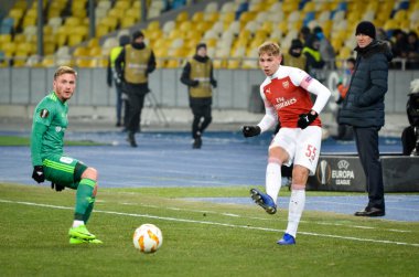 Kiev, Ukrayna - 29 Kasım 2018: Emile Smith Rowe U sırasında