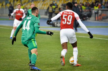 Kiev, Ukrayna - 29 Kasım 2018: Joe Willock Uefa E sırasında
