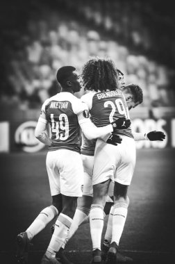 Kiev, Ukrayna - 29 Kasım 2018: Fc Arsenal Futbolcuları c