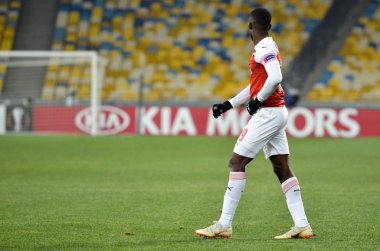 Kiev, Ukrayna - 29 Kasım 2018: Uefa sırasında Eddie Nketiah