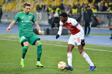 Kiev, Ukrayna - 29 Kasım 2018: Ainsley Maitland-Niles