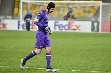 Kiev, Ukrayna - 29 Kasım 2018: Petr Cech Uefa Euro sırasında