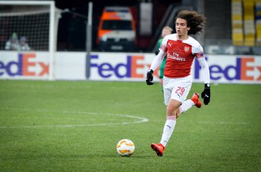 Kiev, Ukrayna - 29 Kasım 2018: Matteo Guendouzi U sırasında