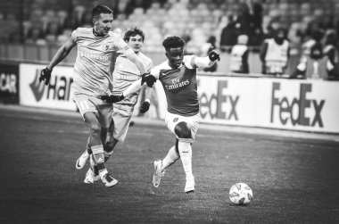 Kiev, Ukrayna - 29 Kasım 2018: Bukayo Sak