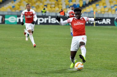 Kiev, Ukrayna - 29 Kasım 2018: Bukayo Sak