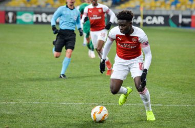 Kiev, Ukrayna - 29 Kasım 2018: Bukayo Sak