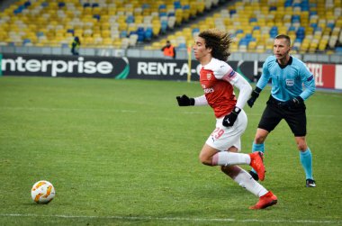 Kiev, Ukrayna - 29 Kasım 2018: Matteo Guendouzi U sırasında