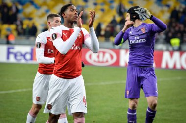 Kiev, Ukrayna - 29 Kasım 2018: Fc Arsena'dan Zechariah Medley