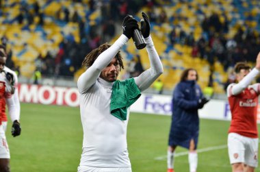 Kiev, Ukrayna - 29 Kasım 2018: Fc Arsenal'den Mohamed Elneny