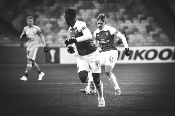 KIEV, UCRANIA - 29 de noviembre de 2018: Emile Smith Rowe durante la U — Foto de Stock