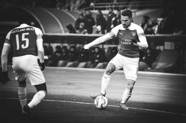 KIEV, UCRAINA - 29 novembre 2018: Aaron Ramsey durante la UEFA — Foto Stock