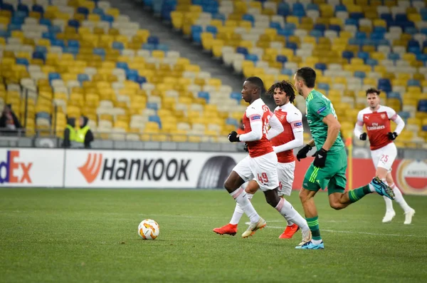 KIEV, UCRANIA - 29 de noviembre de 2018: Eddie Nketiah durante la UEFA —  Fotos de Stock