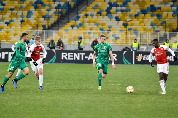 Kiev, Oekraïne-29 november 2018: Eddie Nketiah tijdens de UEFA — Stockfoto