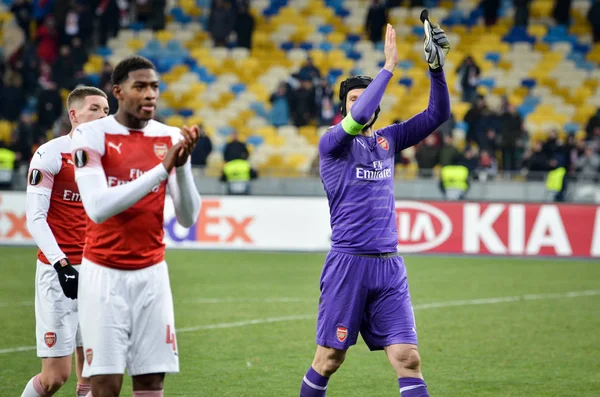 Kiev, Ukrayna - 29 Kasım 2018: Fc Arsena futbolcuları