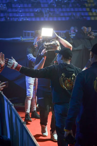 Kijev, Ukrajna-március 02, 2019: Mihail Shabliy MMA harcosok ENT — Stock Fotó