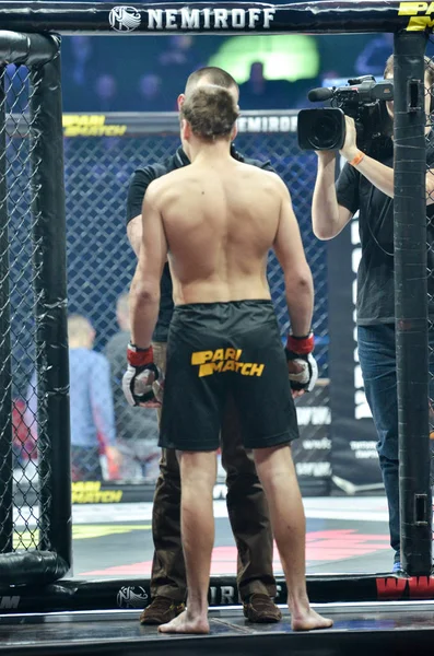 Kiev, Ucrânia - 02 de março de 2019: Mikhail Shabliy mma fighters ent — Fotografia de Stock