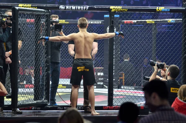 Kiev, Ukraina-mars 02, 2019: Bogdan Kudelya MMA fighters Ente — Stockfoto
