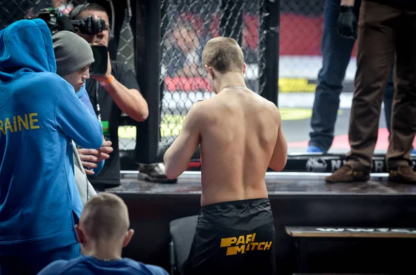 Kijev, Ukrajna-március 02, 2019: Bogdan Kudelya MMA Fighters Ente — Stock Fotó