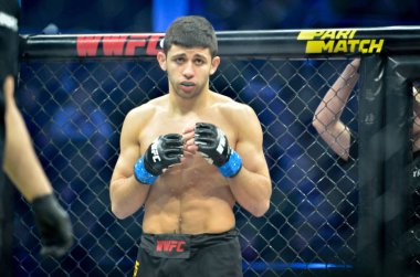 Kiev, Ukrayna - 02 Mart 2019: Arman Yesayan mma savaşçıları durin