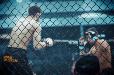 Kiev, Ukrayna - 02 Mart 2019: Anatoly Zhurakovsky mma fighte