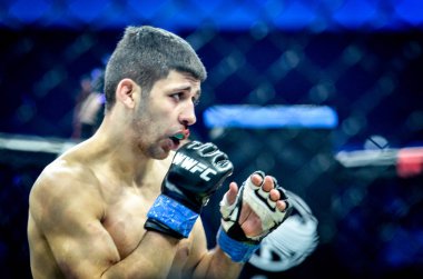Kiev, Ukrayna - 02 Mart 2019: Arman Yesayan mma savaşçıları durin