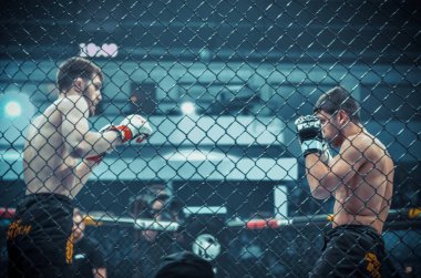 Kiev, Ukrayna - 02 Mart 2019: Anatoly Zhurakovsky mma fighte