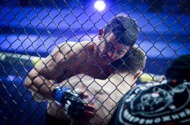 Kiev, Ukrayna - 02 Mart 2019: Anatoly Zhurakovsky mma fighte