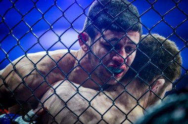 Kiev, Ukrayna - 02 Mart 2019: Anatoly Zhurakovsky mma fighte