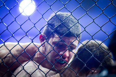 Kiev, Ukrayna - 02 Mart 2019: Anatoly Zhurakovsky mma fighte