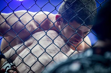 Kiev, Ukrayna - 02 Mart 2019: Anatoly Zhurakovsky mma fighte