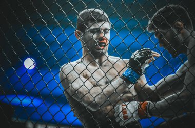 Kiev, Ukrayna - 02 Mart 2019: Anatoly Zhurakovsky mma fighte