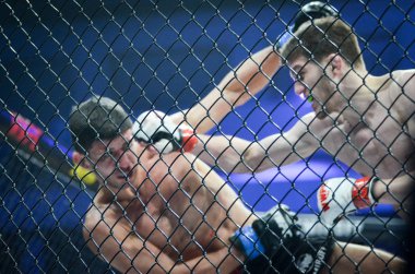 Kiev, Ukrayna - 02 Mart 2019: Anatoly Zhurakovsky mma fighte