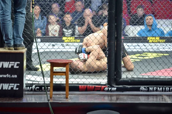 Kiev, Ukrayna - 02 Mart 2019: Bogdan Kudelya mma savaşçıları figh