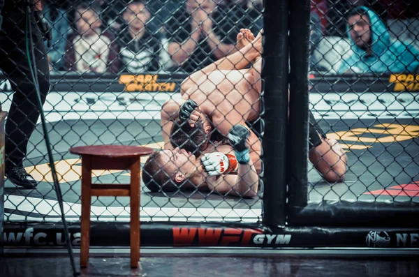 Kiev, Ukrayna - 02 Mart 2019: Bogdan Kudelya mma savaşçıları figh
