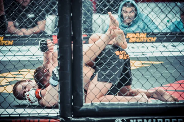 Kiev, Ukraina-mars 02, 2019: Bogdan kudelya MMA fighters kämpar — Stockfoto