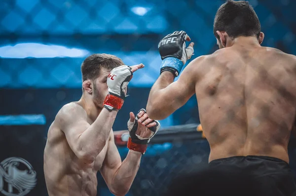 Kiev, Ucrânia - 02 de março de 2019: Anatoly Zhurakovsky mma fight — Fotografia de Stock